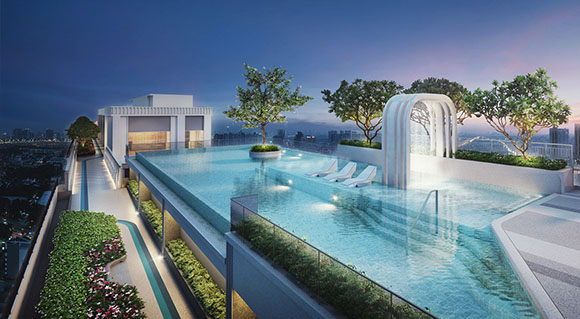 1491 Supalai Loft Ratchada pool