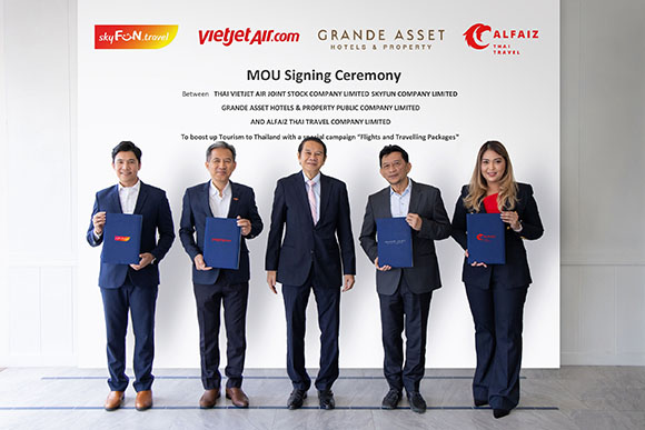 แกรนด์ แอสเสท จับมือ การบินไทย มอบสิทธิพิเศษแก่นักเดินทาง ร่วมมือ ไทยเวียตเจ็ท กระตุ้นตลาดท่องเที่ยวอินบาวด์