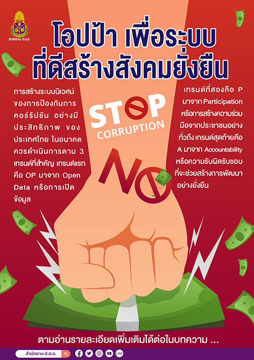 โอปป้า เพื่อระบบที่ดีสร้างสังคมยั่งยืน