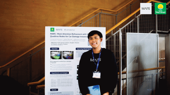 ‘MARS’ Deep Tech Startup ผงาดร่วมแชร์สุดยอดไอเดียนวัตกรรมประเมินความเสียหายรถยนต์ด้วย AI พร้อมคว้าผลงานดีเยี่ยมจากเวทีระดับโลก ICIAP 2023 ณ อิตาลี