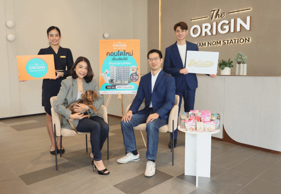 ‘ออริจิ้น’ เตรียมเปิดคอนโด Pet Lover ‘ดิ ออริจิ้น เตรียมน้อม สเตชั่น’ 28-29 ต.ค.นี้ จับมือ ‘เบลลอตต้า’ อาหารแมวเกรดพรีเมี่ยมมอบ HapPETness Set ให้ลูกค้า