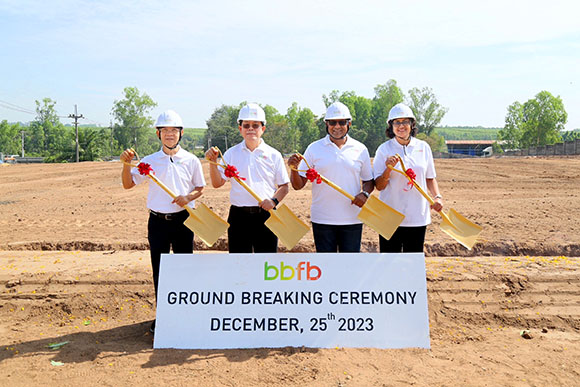 BBGI จัดพิธี Ground Breaking โรงงาน บีบีจีไอ เฟิร์มบ็อกซ์ ไบโอ จำกัด อย่างเป็นทางการ