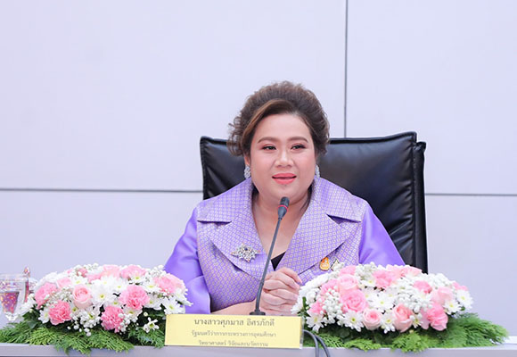 กระทรวง อว. สนับสนุนการเรียนรู้ตลอดชีวิต Lifelong learning ผ่านโครงการ Quick win ‘ศุภมาส’ มอบ วว. - มรภ. อุดรธานี Up-Skill Re-Skill พัฒนากำลังคนสมรรถนะสูง