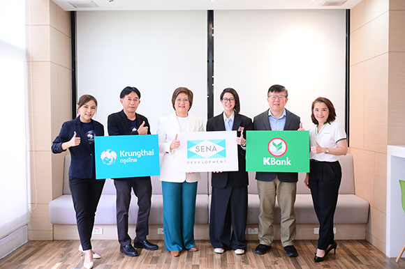 เสนา-กสิกรไทย กรุงไทย ร่วมเปิดตัวแคมเปญ SENA LOW CARBON เพื่อบ้านรักษ์โลก