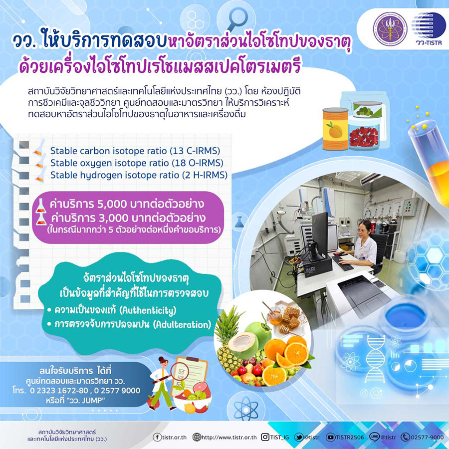 4586 วว ไอโซโทปเรโชแมสเปคโตรเมตรี