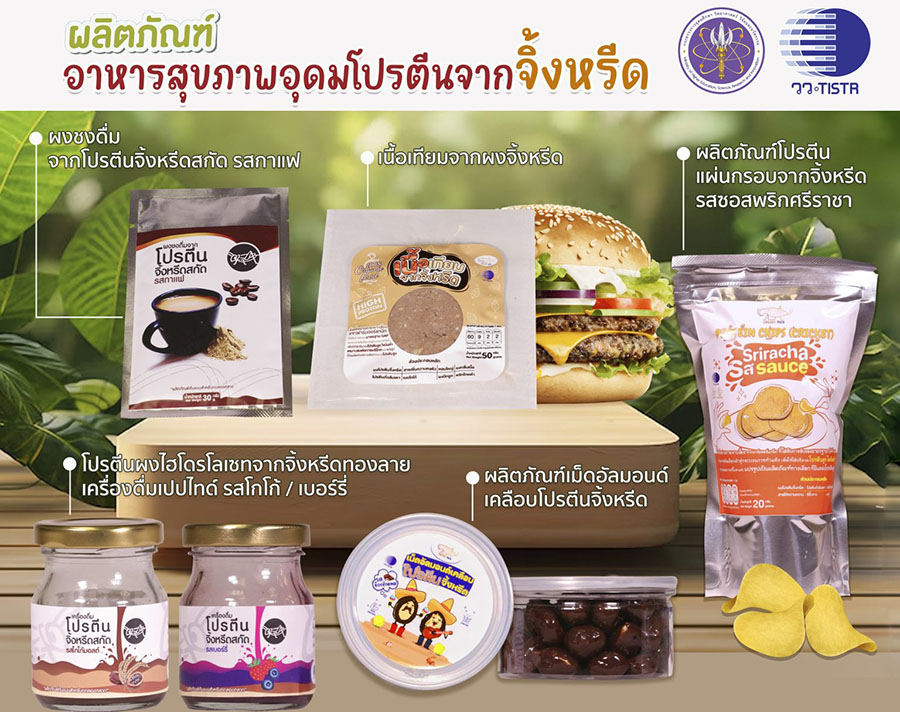 6095 วว รวมผลิตภัณฑ์สุขภาพจากจิ้งหรีด