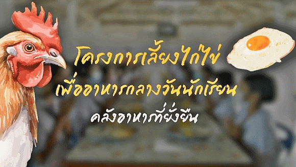 ‘โครงการเลี้ยงไก่ไข่เพื่ออาหารกลางวันนักเรียน’ หนุนน้องๆ สร้างคลังอาหารที่ยั่งยืน