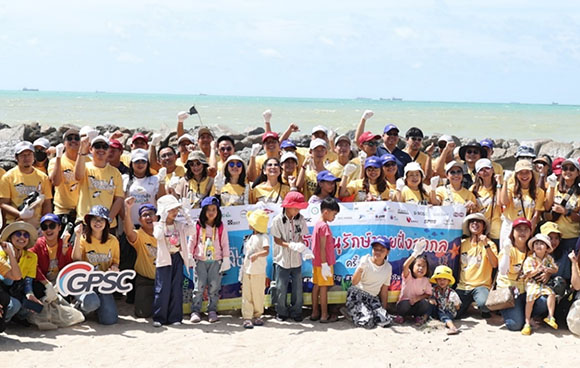 GPSC ร่วมกับ กนอ. มาบตาพุด เก็บขยะชายหาดระยอง ในวันอนุรักษ์ชายฝั่งสากล จ.ระยอง ปี 67