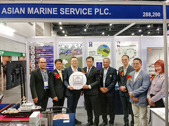 ASIMAR ร่วมงาน TMOX 2024 ชูความสำเร็จกว่า 40 ปีในธุรกิจซ่อม-ต่อเรือ โชว์นวัตกรรมเรืออุทกศาตร์ ทร. ลำแรกที่ใช้มาตรฐาน HAB+