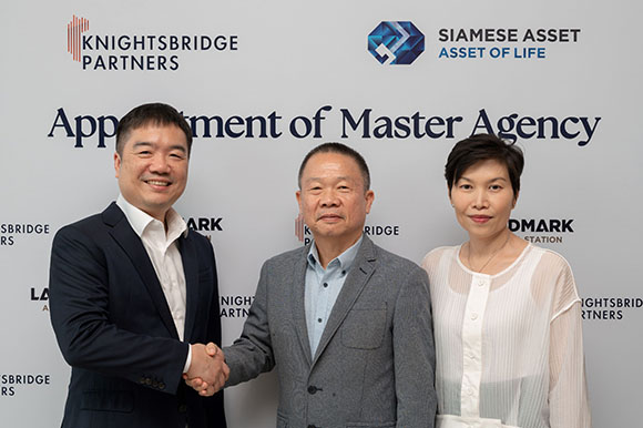 SA แต่งตั้ง Knightsbridge Partners เป็นตัวแทนขายหลักตลาดต่างชาติ ส่งโครงการ LANDMARK AT MRTA STATION เจาะกลุ่มลูกค้า Branded Residence และ Investment Program