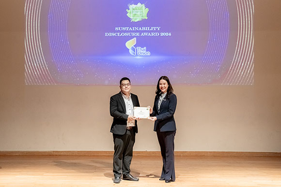 ไทยยูเนี่ยนรับรางวัล Sustainability Disclosure จากสถาบันไทยพัฒน์ ประจำปี 2567 ตอกย้ำความสำเร็จกลยุทธ์ SeaChange® 2030