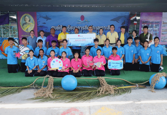 ไทยออยล์รวมพลังจิตอาสา ฟื้นฟูทะเลเกาะสีชังครบวงจร