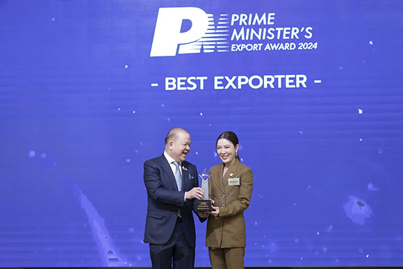 ‘SAPPE’ คว้ารางวัล ‘Best Exporter’ เวที PM’s Export Award 2024 รางวัลแห่งเกียรติยศผู้ส่งออกไทย สะท้อนความสำเร็จส่งสินค้าไป 100 ประทศทั่วโลก