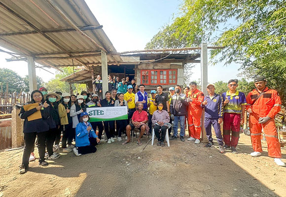 STECH ร่วมกับเทศบาลดอนพุด ปรับปรุงซ่อมแซมบ้านให้กับผู้สูงอายุ