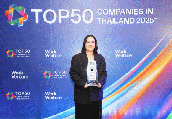PTG รับรางวัล Top50 Companies in Thailand 2025 จาก WorkVenture