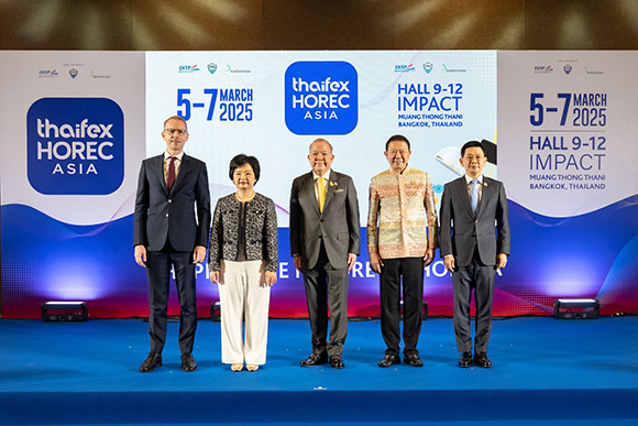 ‘พาณิชย์’ เปิดงาน THAIFEX – HOREC ASIA 2025 สุดยิ่งใหญ่ ผนึกกำลังพันธมิตร กรมส่งเสริมการค้าระหว่างประเทศ หอการค้าไทย โคโลญเมสเซ่ ดันไทยเป็นศูนย์กลางธุรกิจ HoReCa ของเอเชีย