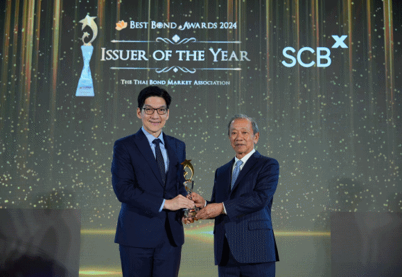 SCBX คว้ารางวัล Issuer of The Year 2024 จาก ThaiBMA สะท้อนความเชื่อมั่นและความไว้วางใจจากนักลงทุนไทย