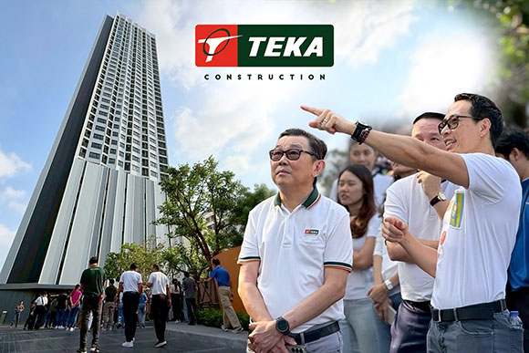 TEKA ร่วมลงพื้นที่ตรวจสอบโครงการ IDEO Ramkamhaeng Lamsali Station ไม่กระทบเหตุการณ์แผ่นดินไหว