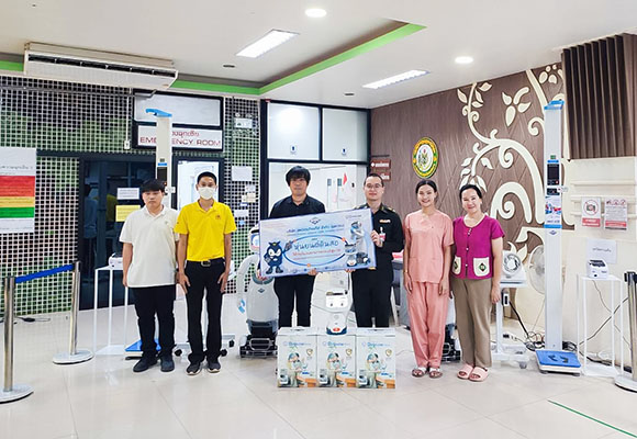 SMPC เดินหน้าสานต่อโครงการ CSR ส่งมอบ ‘หุ่นยนต์ดินสอ’ และอุปกรณ์การแพทย์ สนับสนุนโรงพยาบาลค่ายขุนเจืองธรรมิกราช จังหวัดพะเยา