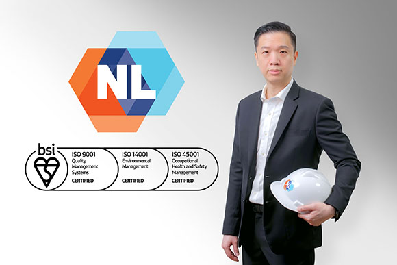 NL ผ่านการรับรองมาตรฐานสากล ‘ISO 14001:2015’ และ ‘ISO 45001:2018’ ตอกย้ำองค์กรก่อสร้างมืออาชีพ มุ่งเน้นระบบการจัดการสิ่งแวดล้อม และความปลอดภัยอย่างยั่งยืน