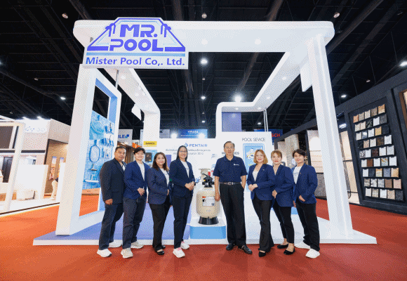MR.POOL จัดทัพเทคโนโลยีอุปกรณ์สระว่ายน้ำ ร่วมงานสถาปนิก 68