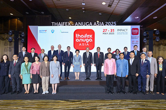 ‘THAIFEX – ANUGA ASIA 2025’ เปิดฉากวันแรก ยิ่งใหญ่ระดับโลก ‘พิชัย’ นำทัพต้อนรับผู้ซื้อจาก 140 ประเทศ หนุนไทยสู่ ‘ครัวโลก’ คาดมูลค่าสั่งซื้อกว่า 98,000 ล้านบาท
