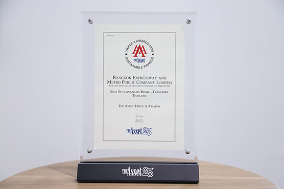BEM คว้ารางวัล ‘Best Sustainability Bond – Transport’