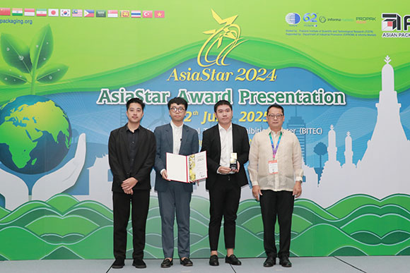 สตาร์ปริ๊นท์ คว้ารางวัลนวัตกรรมด้านบรรจุภัณฑ์ระดับเอเชียติดต่อกันเป็นปีที่ 4 จากงาน AsiaStar Awards 2024 ตอกย้ำความเป็นผู้นำด้านบรรจุภัณฑ์ที่มีการพัฒนาอย่างต่อเนื่องเพื่อนำความเป็นไทยสู่สากล