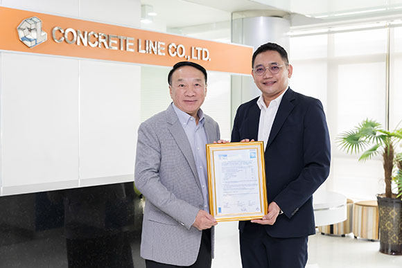 ‘คอนกรีตไลน์’ ร่วมมือ SCG BLC มุ่งสู่ความเป็นองค์กรคาร์บอนต่ำ ด้วยการได้รับรอง Carbon Footprint for Organization โดย TGO และ ISO 14064-1