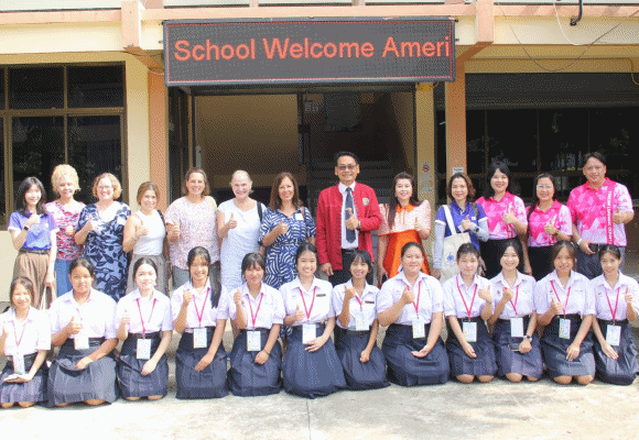 สมาคมสตรีอเมริกันแห่งประเทศไทยร่วมกับมูลนิธิ EDF จัดกิจกรรมซีเอสอาร์ พัฒนาภาษาอังกฤษนักเรียนไทยในต่างจังหวัด
