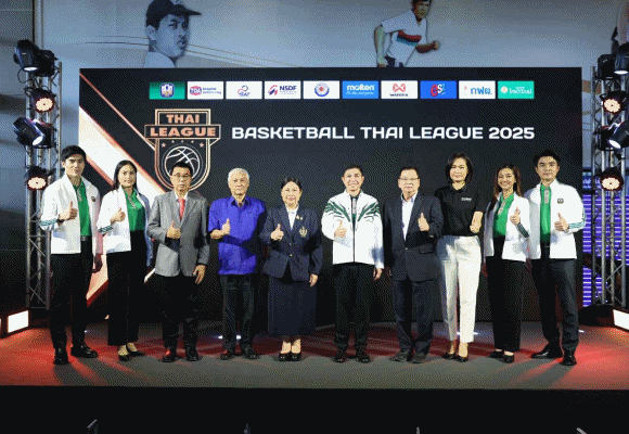 ผู้จัดการ ธ.ก.ส. ร่วมแถลงข่าวเปิดลีกบาสอาชีพ ‘Basketball Thai League 2025’