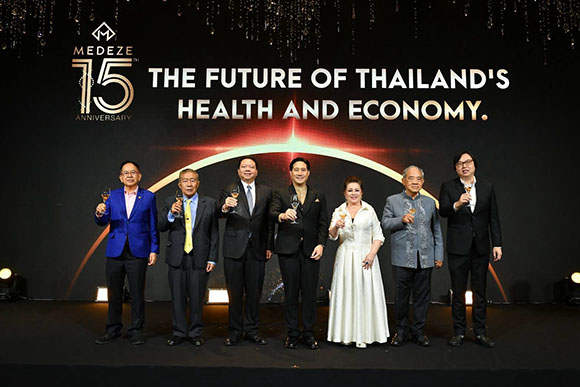 MEDEZE ฉลอง 15 ปี อย่างยิ่งใหญ่ เดินหน้า ‘Sandbox’ รวมพลังการแพทย์ไทยขับเคลื่อนเศรษฐกิจสู่ ‘HEALTH Economy’