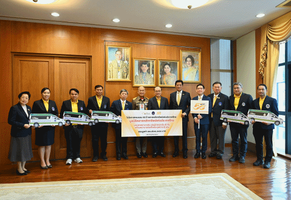 มูลนิธิตลาดหลักทรัพย์ฯ สนับสนุนรถพยาบาลฉุกเฉิน แก่มูลนิธิโรงพยาบาลสมเด็จพระยุพราช