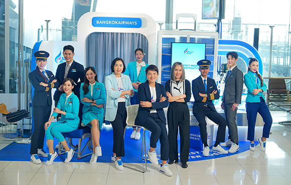 บางกอกแอร์เวย์สเปิดตัวรองเท้าผ้าใบคอลเลกชันพิเศษ ‘Bangkok Airways X PUMA’ พลิกโฉมยูนิฟอร์มพนักงานบริการส่วนหน้า
