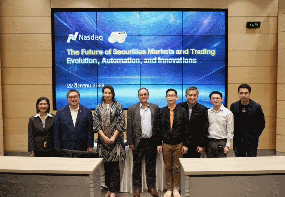 ตลาดหลักทรัพย์ฯ ร่วมกับ Nasdaq จัดบรรยายหัวข้อ ‘The Future of Securities Markets and Trading’ เจาะลึกอนาคตตลาดทุนโลก