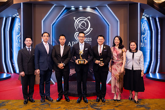 เมืองไทยประกันชีวิตคว้า 2 รางวัลเกียรติยศระดับเอเชีย จากเวที Asia Pacific Enterprise Awards 2025 ตอกย้ำความเป็นองค์กรผู้นำและความเป็นเลิศต่อเนื่องปีที่ 5