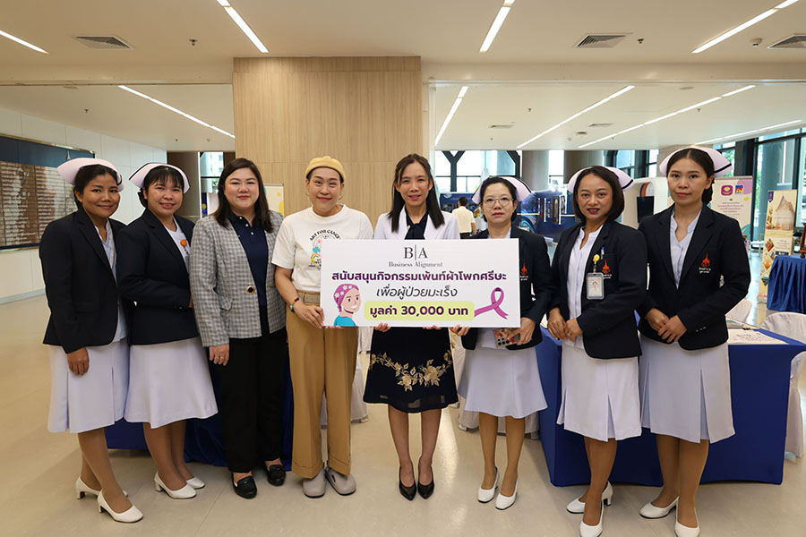 BIZ สนับสนุนกิจกรรมเพ้นท์ผ้าโพกศีรษะ เพื่อผู้ป่วยมะเร็ง