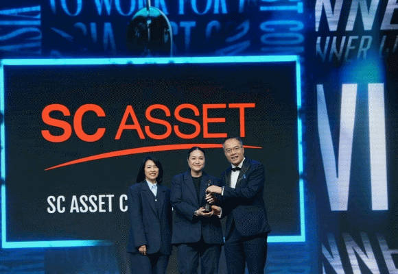 SC Asset คว้ารางวัล HR Asia Best Companies to Work for in Asia 2025 สะท้อนวัฒนธรรมองค์กรแข็งแกร่ง ใส่ใจคนทำงาน