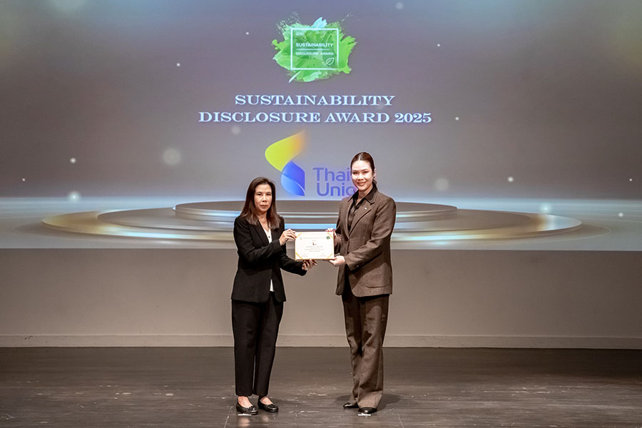 ไทยยูเนี่ยนรับรางวัล Sustainability Disclosure 2568 จากสถาบันไทยพัฒน์ ตอกย้ำความเป็นผู้นำด้านความยั่งยืนภายใต้กลยุทธ์ SeaChange® 2030