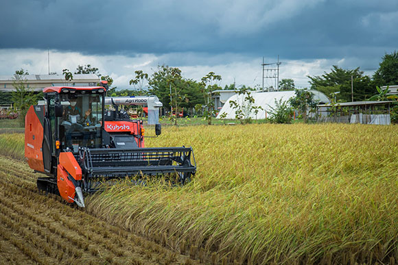 12638 Kubota รถเกี่ยวนวดข้าว