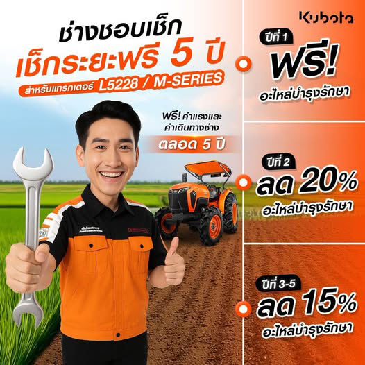 12638 Kubota แคร์อุ่นใจ