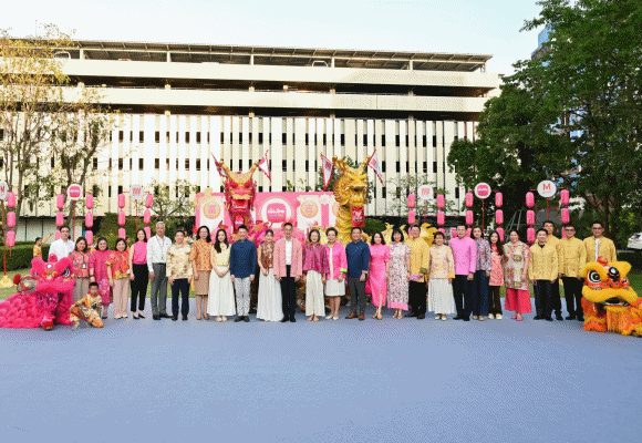 เมืองไทยประกันชีวิต เฉลิมฉลองเทศกาลตรุษจีน จัดพิธีสักการะองค์พระโพธิสัตว์กวนอิม และเทพเจ้ากวนอู พร้อมเชิดมังกรชมพู ประจำปี 2569