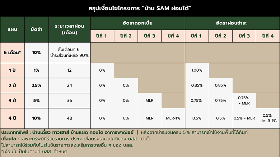 3118 SAM ผ่อนได้ info