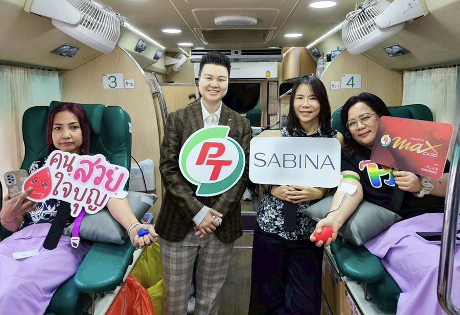 PTG-ศิริราช เปิดรับบริจาคเลือดจาก SABINA ต่อยอดโครงการ &lsquo;Social Innovation&rsquo; ปี 2
