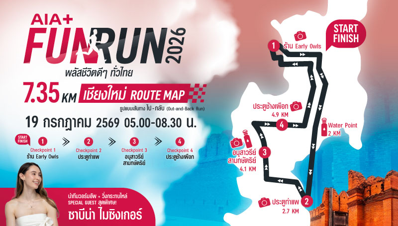 7083 AIA FunRun4ภาค เชียงใหม่
