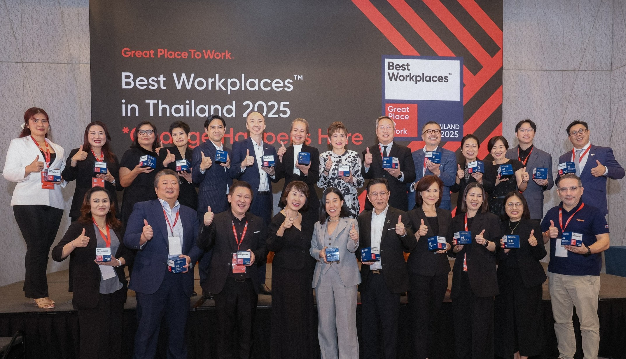 Great Place To Work® เผย 30 สุดยอดองค์กรน่าทำงานแห่งปี 2025   จุดประกายยุคแห่งการเปลี่ยนแปลง