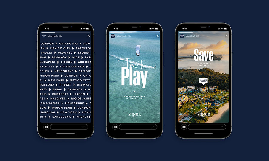 MINOR Hotels social media