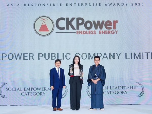 CKPower คว้ารางวัลเอเชีย AREA Awards 2025 ต่อเนื่องปีที่ 4