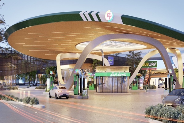 รูปปั๊ม PT Max Rest นครปฐม